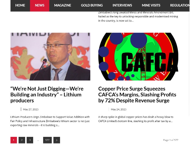 威廉体育比基塔矿业总经理宫学东受邀参加 2025年津巴布韦矿业商会年度矿业会议